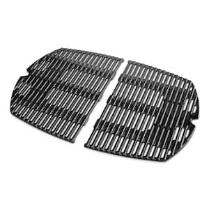 6558 32cm x 22cm Grill Griddle for Weber Q100 & Q1000 Series, Q100, Q120, Cast Iron Grill Griddle Plate GAS Grill Replacement Parts Accessories for