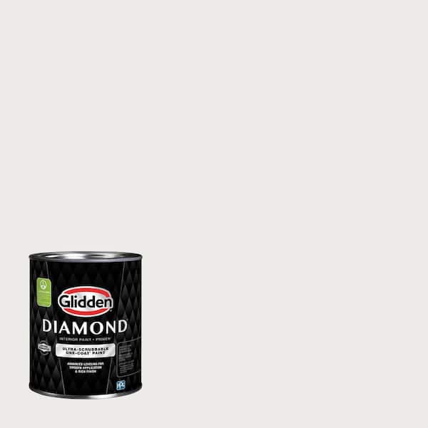 Glidden Diamond 1 qt. PPG1002-1 Silver Feather Semi-Gloss Interior Paint with Primer