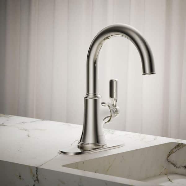 KOHLER Paces Single Handle Single Hole Bathroom Faucet in Vibrant