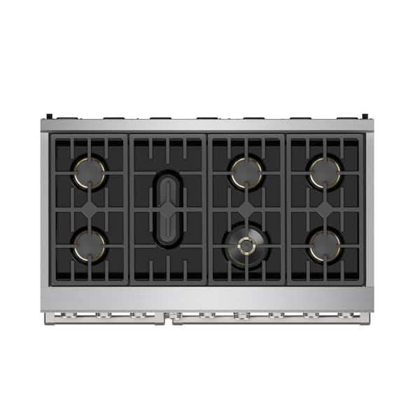 Thor Kitchen 48. in 7 Burners Freestanding Double Oven Gas Range