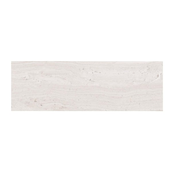 Take Home Tile Sample - Stone Grey 4 in. x 6 in. Honed Limestone