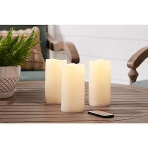 Set of 3-Resin Outdoor Candles