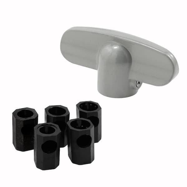 Prime-Line Universal, Aluminum Tee-Crank Casement Window Handle (2-pack)