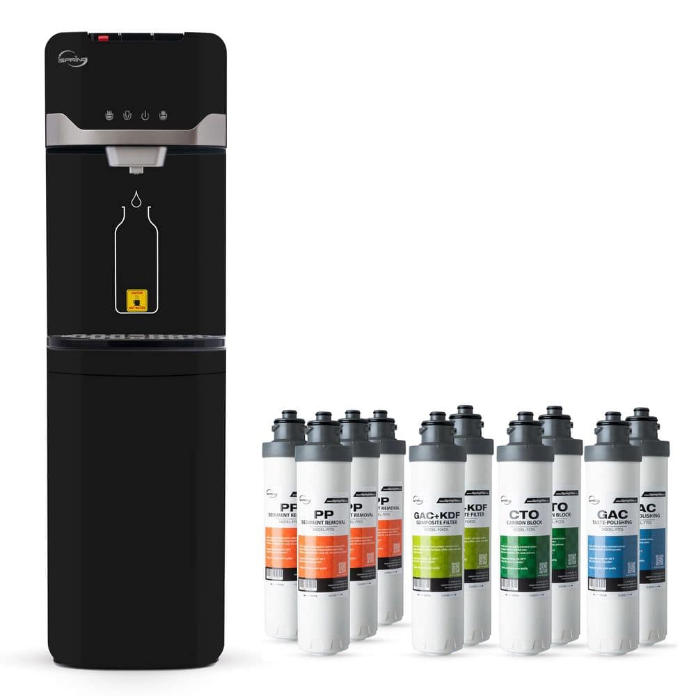 Bottle Less Water Cooler Dispenser with 2-Year Extra Filter Set Hot/Cold/Room Temperatures 4-Stage Filtration price history on PriceWatchPro
