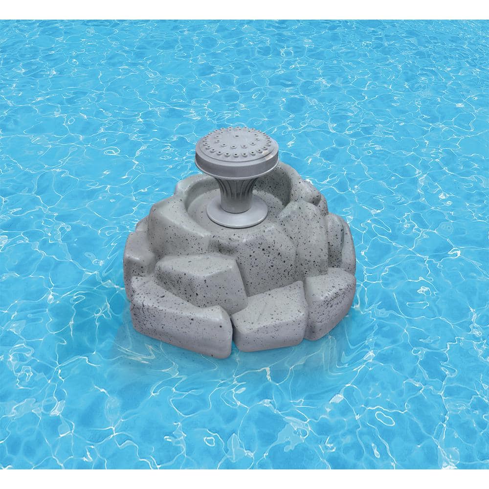 Gray Rock Style Floating Pool Fountain
