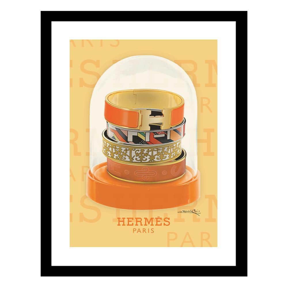 Fashion Accessories Designer Snow Globe by Fairchild Paris Framed Graphic Print Abstract Poster Art 18 in. x 14 in. price history on PriceWatchPro