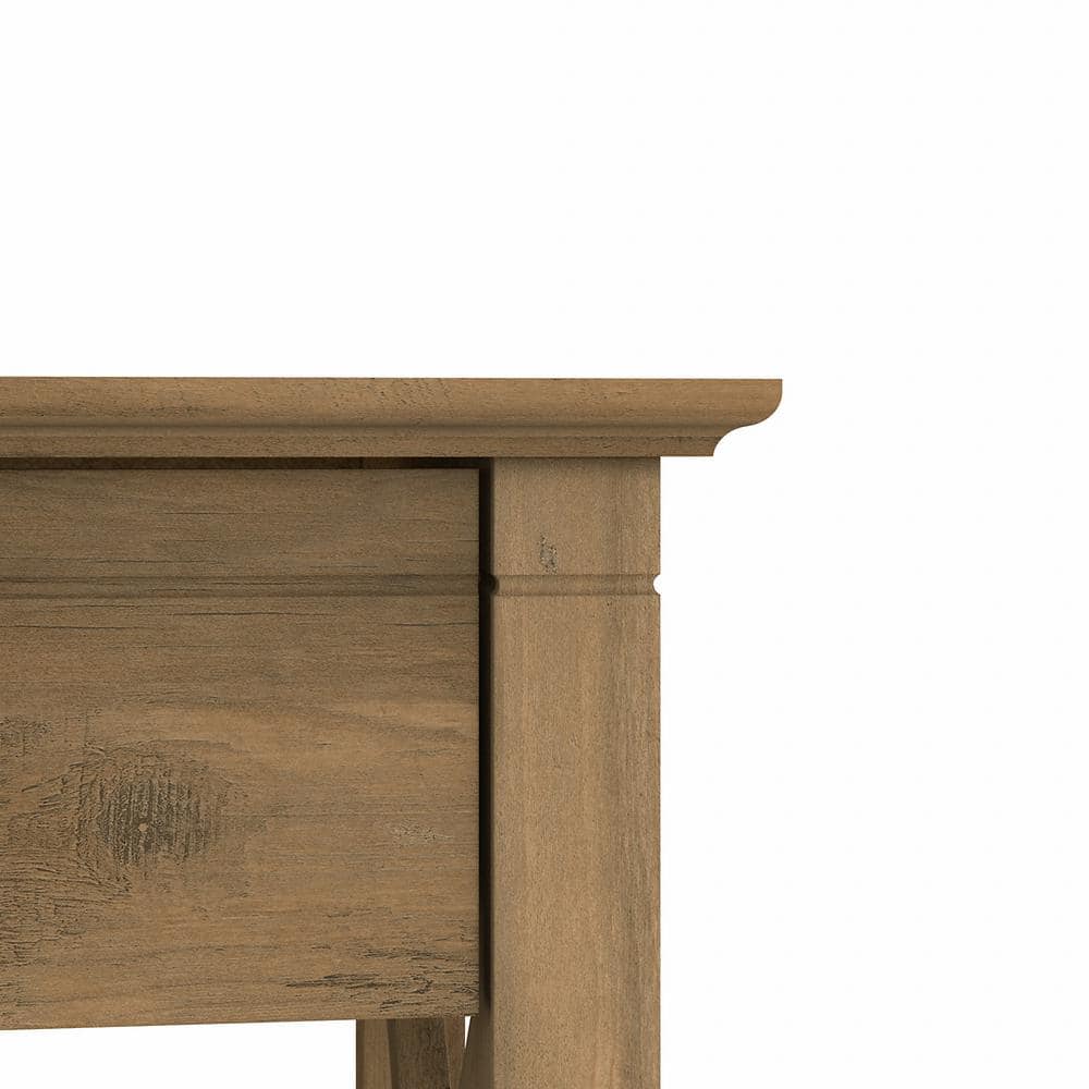 Reclaimed Pine 60" L-Shaped Corner Desk with X-Sides