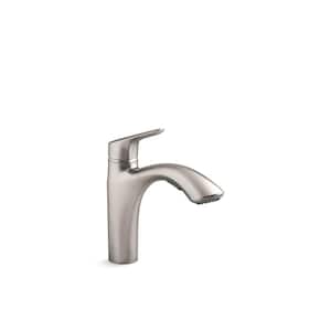 Rival Single Handle Pull-Out Kitchen Sink Faucet with 2-Function Sprayhead in Vibrant Stainless