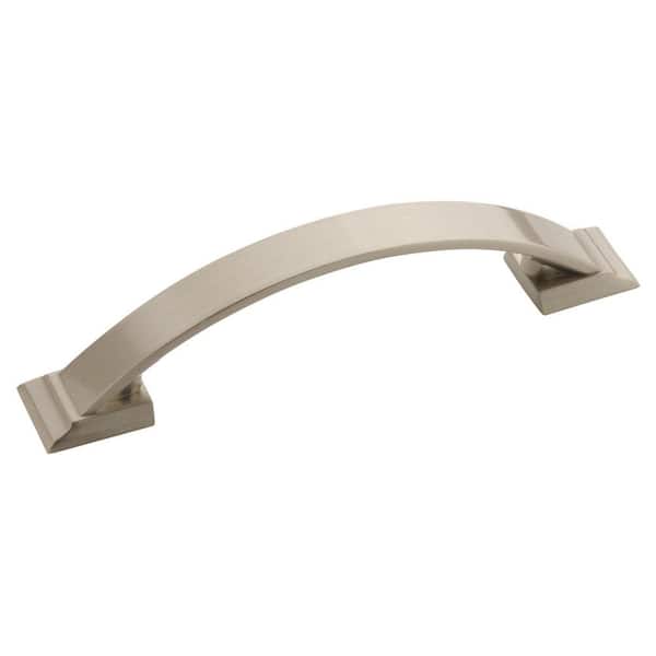 Amerock Conrad 3-3/4-in (96mm) Center to Center Satin Nickel Arch Handle Drawer Pull