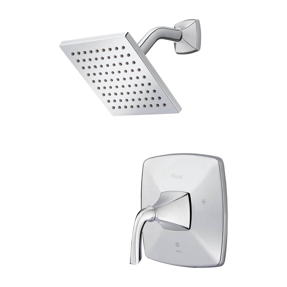 Pfister Bronson 1Handle Shower Faucet Trim Kit Polished Chrome (Valve Not Included) LG897BSC