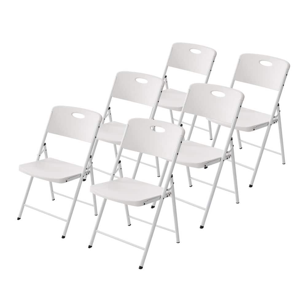 DIESEL Rock Chair ホワイト 2脚セット HDX Metal Frame White/White Resin Seat Indoor/Outdoor Folding
