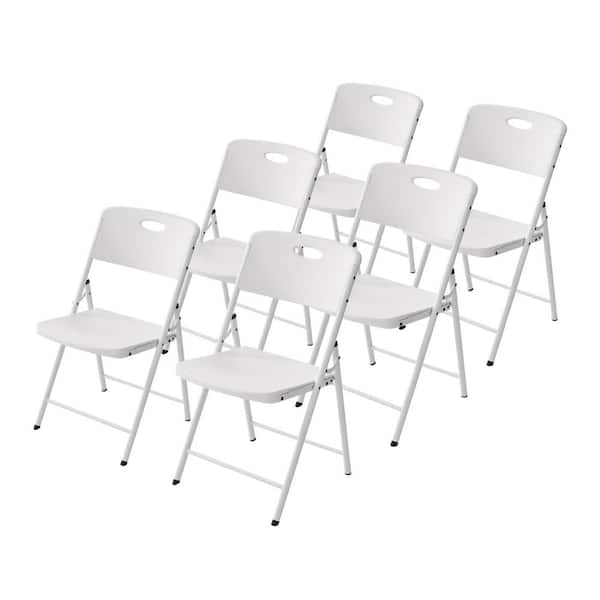 DIESEL Rock Chair ホワイト 2脚セット HDX Metal Frame White/White Resin Seat Indoor/Outdoor Folding