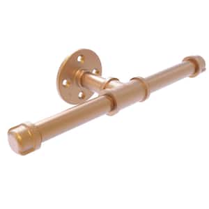 Pipeline Collection Double Roll Wall-Mount Toilet Paper Holder in Brushed Bronze