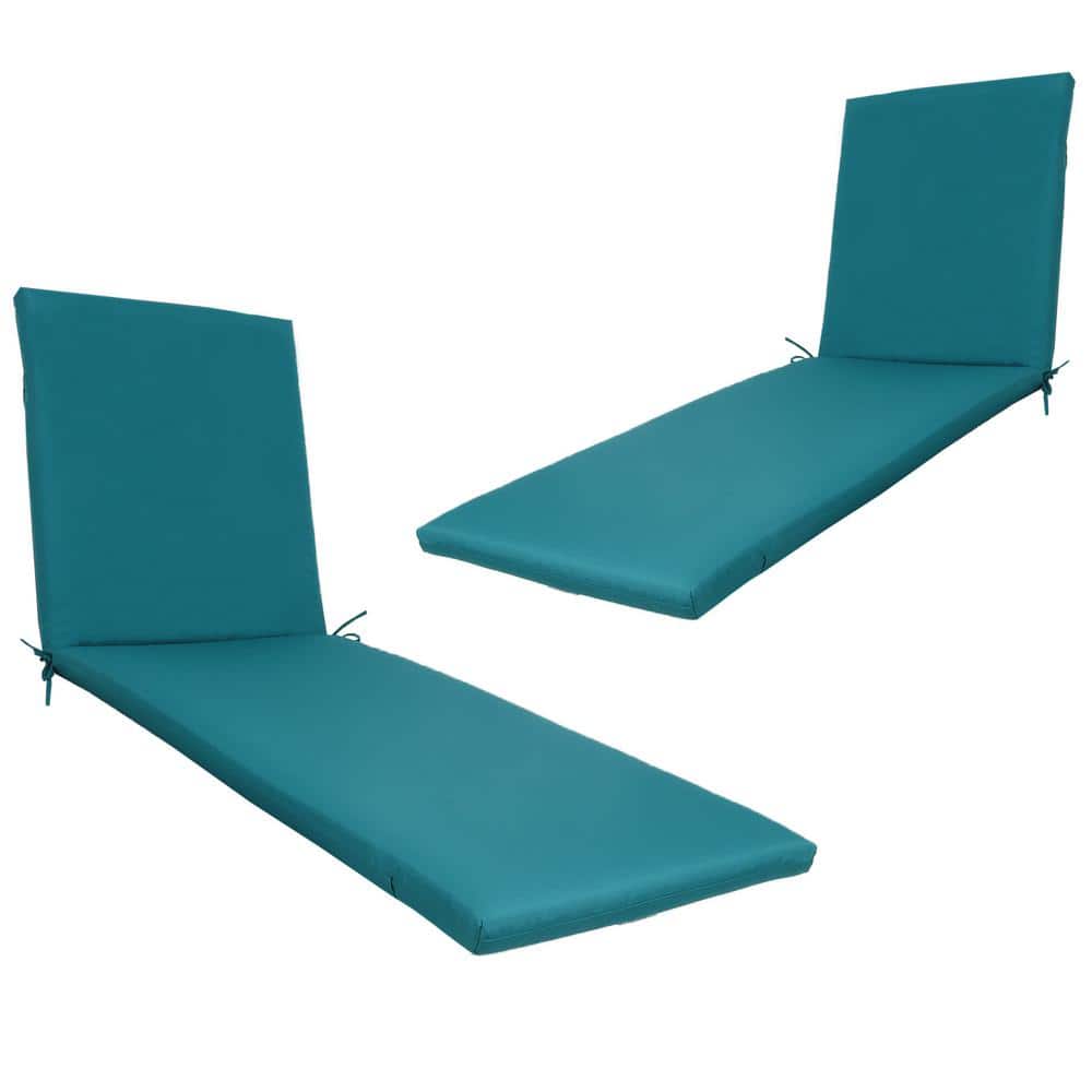2-Piece Outdoor Lounge Chair Cushion Replacement Set-Blue Patio Furniture Cushions price history on PriceWatchPro