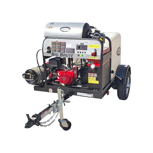 Shark Hot Water Trailer Package 4.7 GPM 3500 PSI 200 Gallon Hot