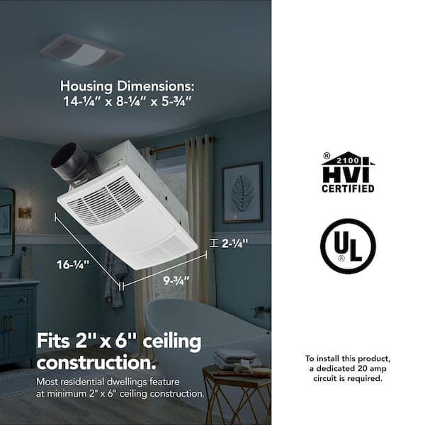 Have a question about Broan-NuTone PowerHeat 80 CFM Ceiling