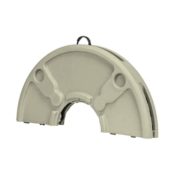 Enduro 48 in. Earth Tan Plastic Portable Crawlfish Table