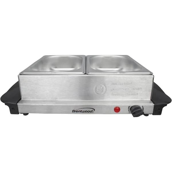 Eurolab 3 Tray Stainless Steel Buffet Service Warmer with