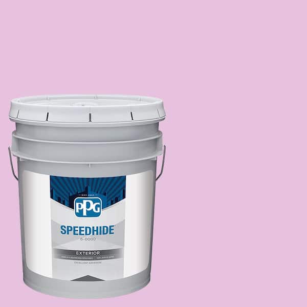 SPEEDHIDE 5 gal. PPG1252-4 Sweet Alyssum Satin Exterior Paint
