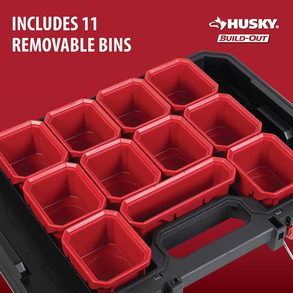 Husky Build-Out 22 in. Modular Tool Storage Tool Case 22842 - The Home Depot