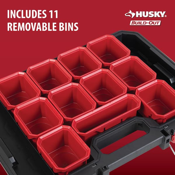 Husky - Build-Out 22 in. Modular Tool Storage Deep Organizer