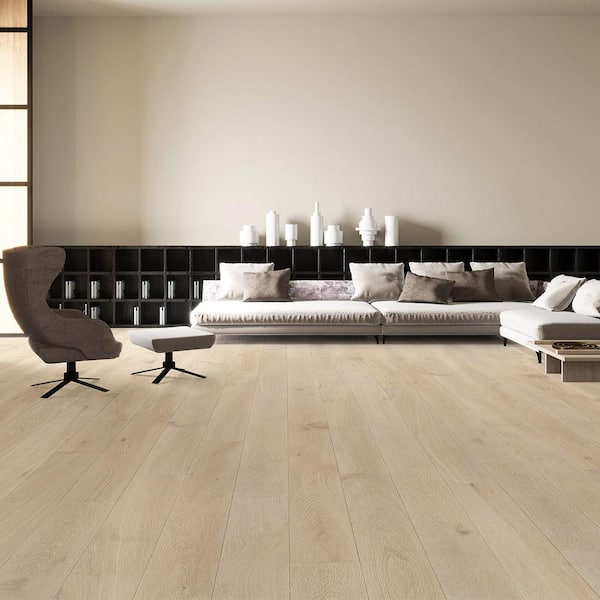 Take Home Sample - Brushed Covington 7.5 in. W x 4 in. L Engineered Hardwood Flooring
