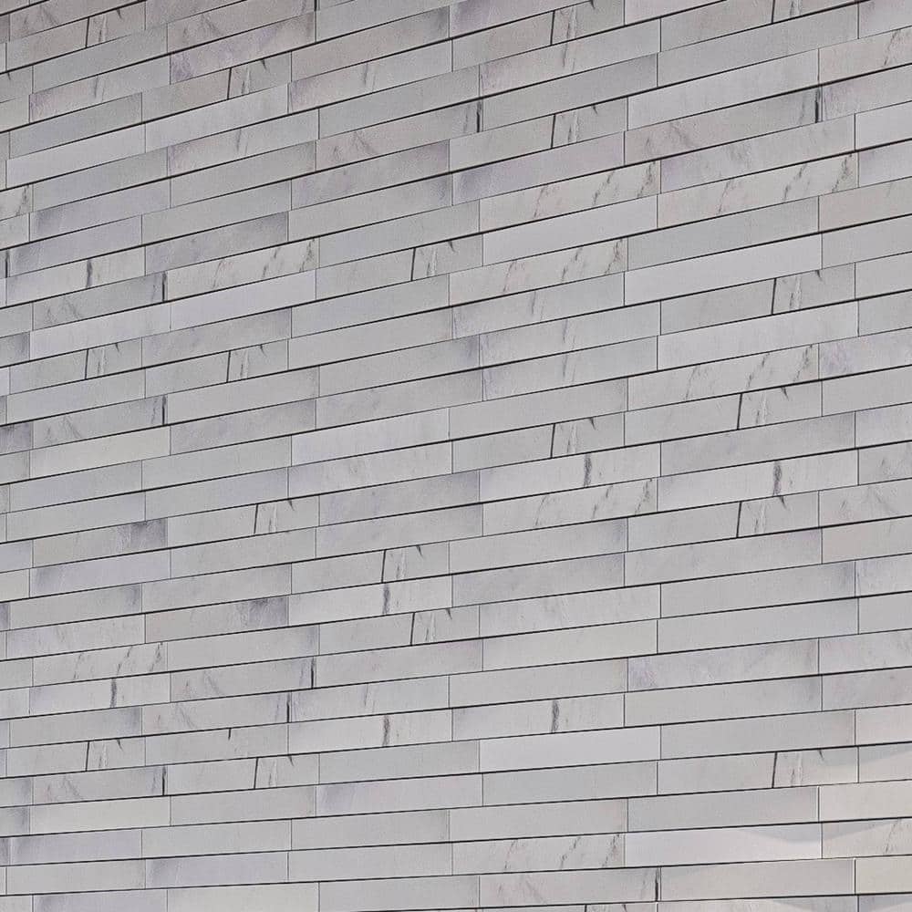 Weave Panel 4 in. x 6 in. Porcelain Honed Marble Tile Sample price history on PriceWatchPro