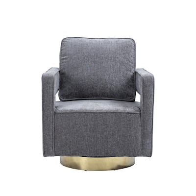 amelia gray curve top armchair