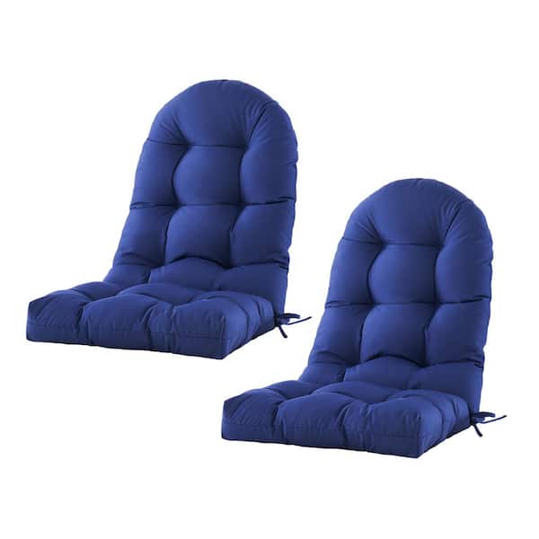 BLISSWALK Patio Chair Cushion for Adirondack High Back Tufted Seat Chair Cushion Outdoor 48 in. x 21 in. x 4 in, Set Of 2