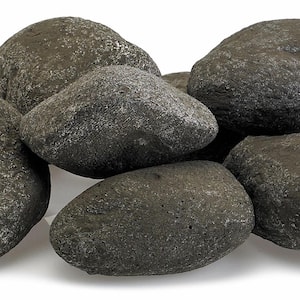 Thunder Gray Lite Stones - 15 Stone Set Includes 2 lbs. Small Lava Rock