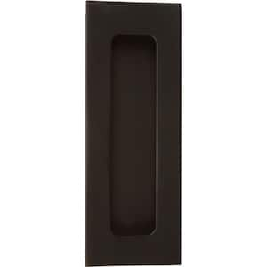 Black Barn Door Hardware Flush Finger Pull