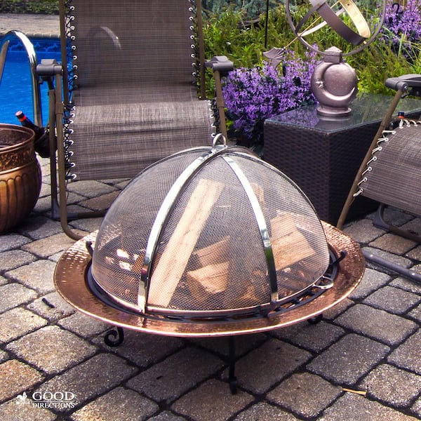 Chelsea ステンレススチール 壁掛けファイアプレース Good Directions 18 in. Stainless Steel Spark Screen with Lifter