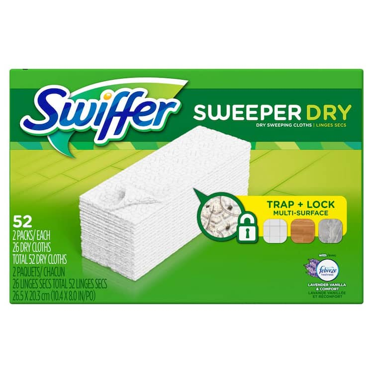 Swiffer Lavender Scent Dry Sweeping Pad Refills (52-Count)