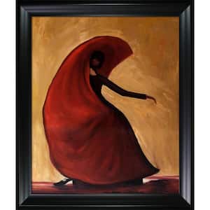 Flamenco Reproduction by Justyna Kopania Black Matte Framed People Oil Painting Art Print 25 in. x 29 in.