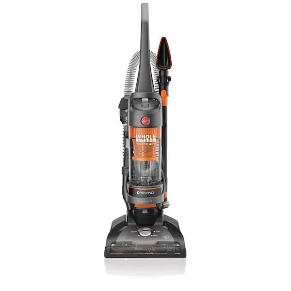 HOOVER WindTunnel 2 Whole House Cord Rewind Bagless Pet Upright Vacuum Cleaner Machine with HEPA Media Filtration