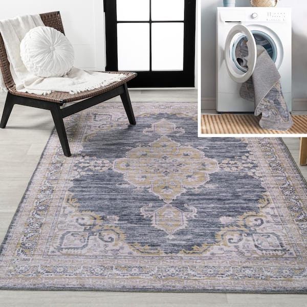 Cassidy Floral Indoor Outdoor Rug Carpet Washable Large Area Rugs