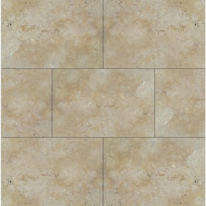 Take Home Tile Sample - Riviera 6 in. x 6 in. Tumbled Travertine Paver Tile (0.25 sq. ft.)