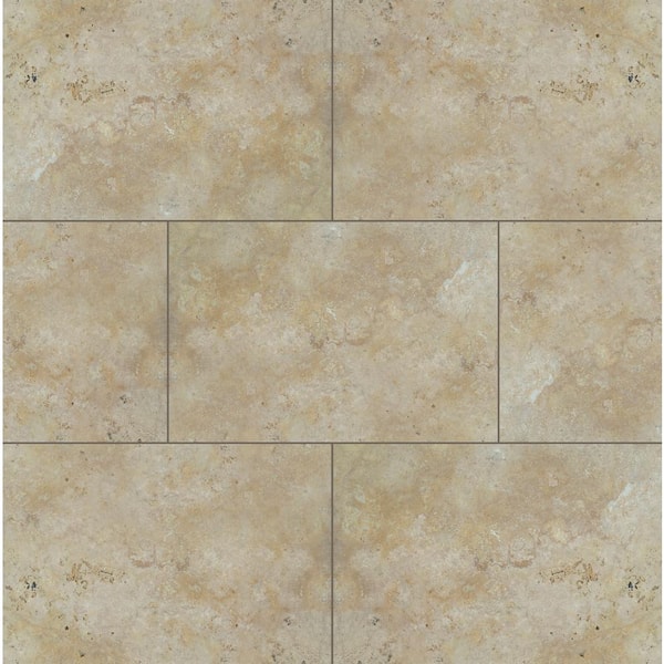 MSI Riviera Gold 16 in. x 24 in. Rectangle Travertine Paver Tile (60 Pieces/160.2 sq. ft./Pallet)
