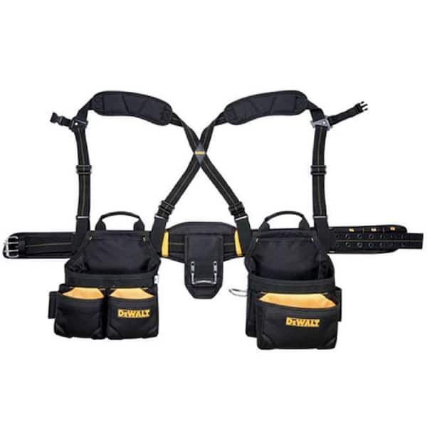 DEWALT 20-Pocket Framer's Combo Apron with Suspenders-DG5641 - The Home ...