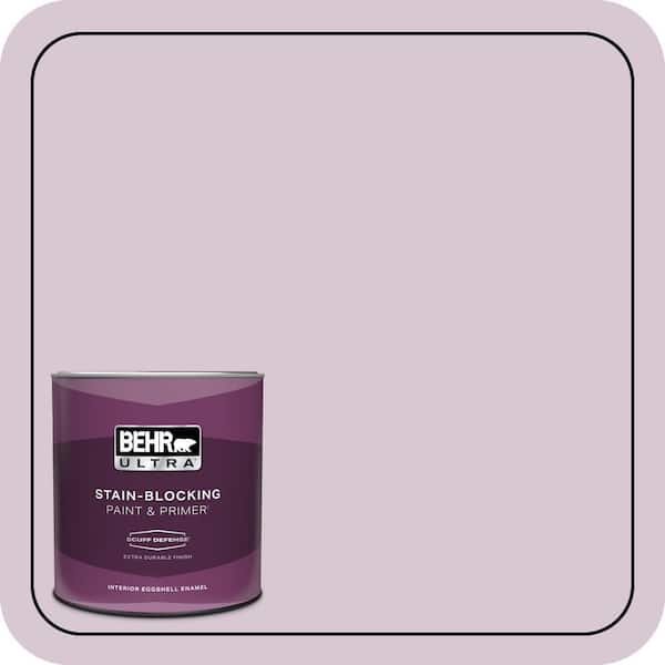BEHR ULTRA 1 qt. #S110-2 Orchid Haze Extra Durable Eggshell Enamel Interior Paint & Primer