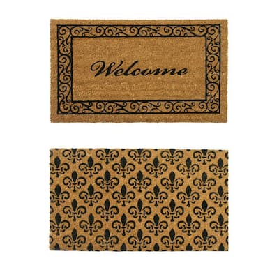 StepLively Door Mat Home Welcome Mats Outdoor and Indoor, Heavy-Duty  Low-Profile Non-Slip Front Welcome Mat for Home Entrance, Outside Entry,  Yard, Floor, Patio (32''x20'', Black) - Yahoo Shopping