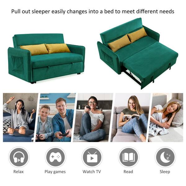 Delta Children Serta Perfect Sleeper Convertible Sofa & Play Set