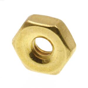 8-32 Machine Screw Hex Nuts Solid Brass Qty 50 