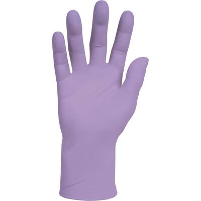 Lavender Nitrile Exam Gloves, Latex Free (125-Pairs)