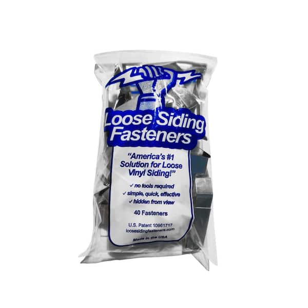 40LSF Simple, Quick and Effective a Hidden Clip That Secures Vinyl Siding That Continually Unlocks (40-Pack)