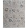 HomeRoots 8 ft. x 10 ft. Ivory, Taupe, Blue Abstract Area Rug 2000567602