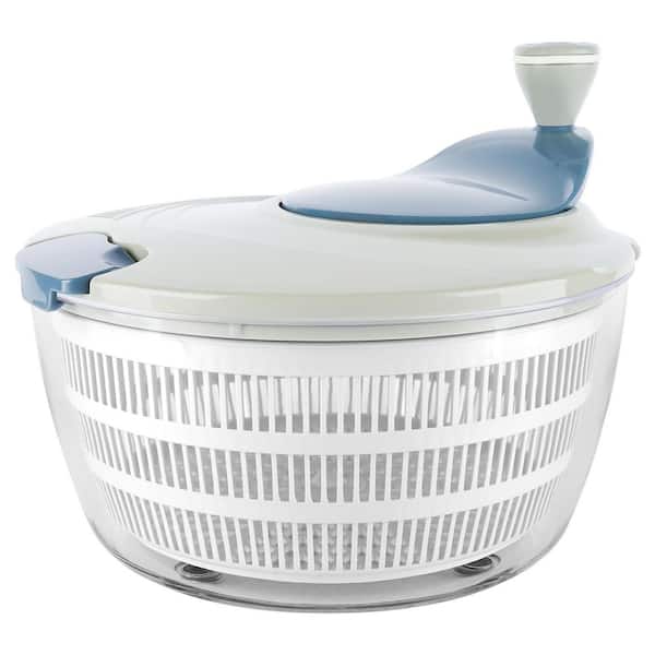 4.24 qt. Salad Spinner Lettuce Spinner with Double Drainage Holes, Locking Lid, BPA-Free and Non-Slip Base