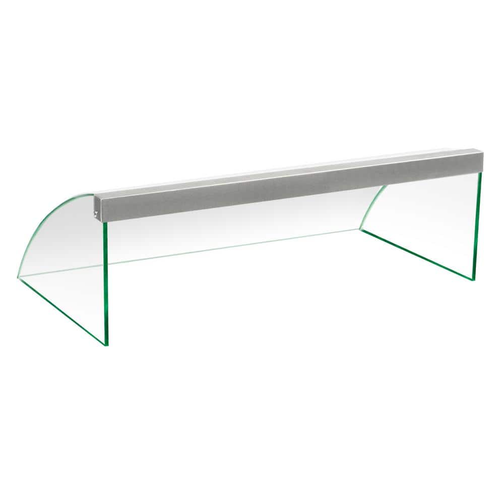 Hotdog Roller Cover – Tempered Glass Grill Guard Fits 7-Roller Hot Dog Cooker Machines – Concession Stand Supplies by Great Northern Popcorn