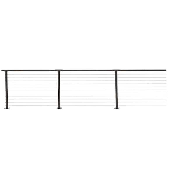 CityPost 32 ft. Deck Cable Railing, Bronze