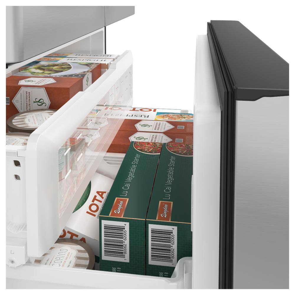 Stainless Steel 36" Smart French Door Refrigerator with Ice Maker